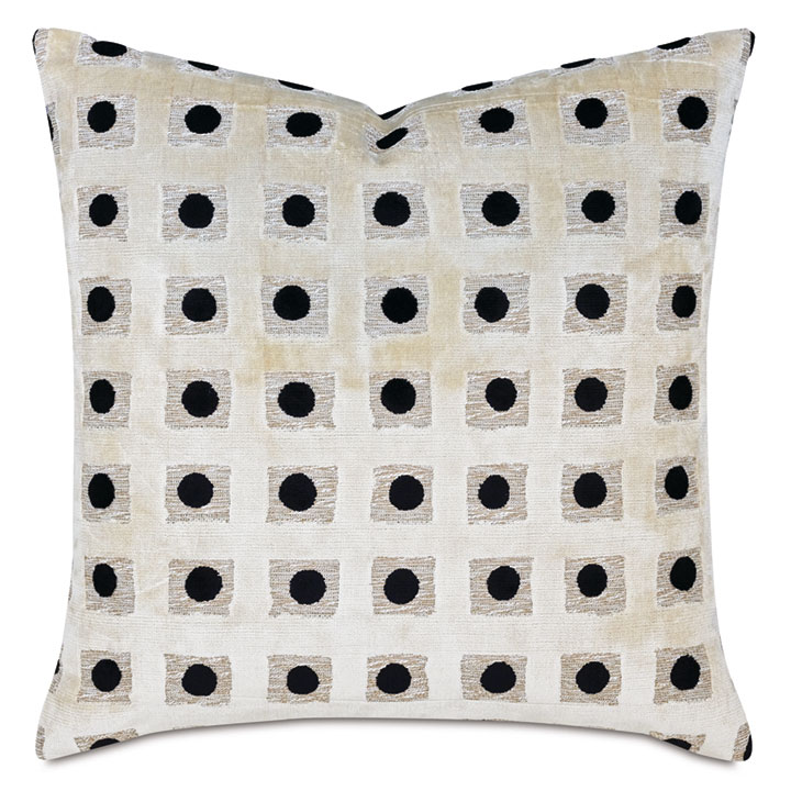 SALVATORE DOMINO DECORATIVE PILLOW