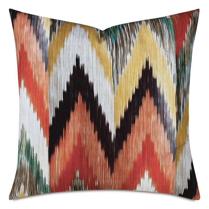 DONATELLA CHEVRON DECORATIVE PILLOW