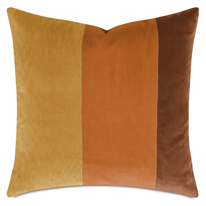 PALETTE VELVET DECORATIVE PILLOW IN AUTUMN