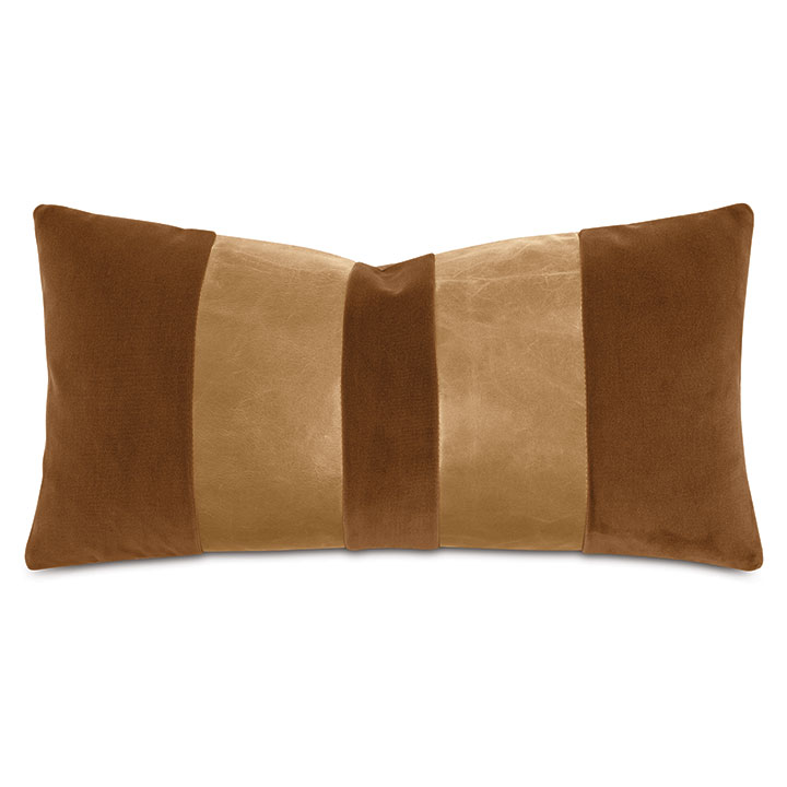 ORIEL STRIPE DECORATIVE PILLOW IN GOLD