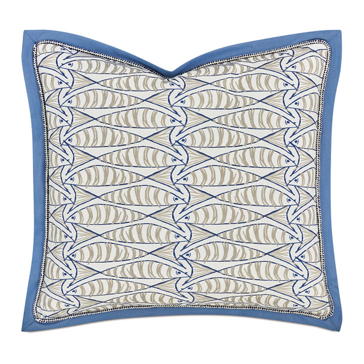 BOQUERONES SARDINES DECORATIVE PILLOW IN STORM