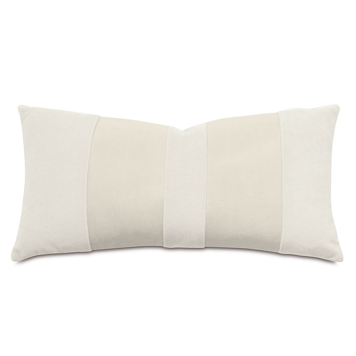 ORIEL STRIPE DECORATIVE PILLOW IN IVORY