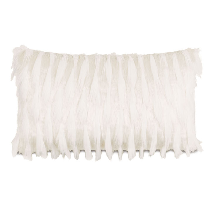 TINSEL FUR DECORATIVE PILLOW