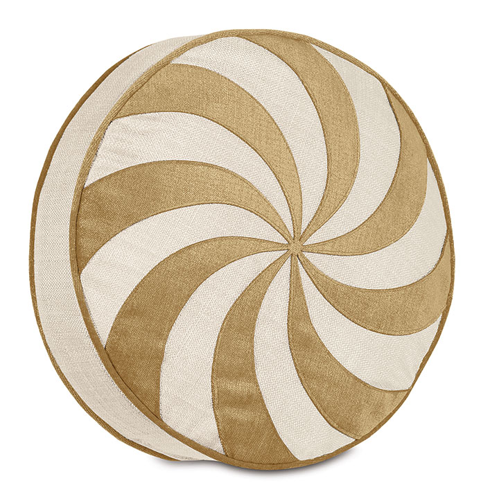 TINSEL SWIRL DECORATIVE PILLOW