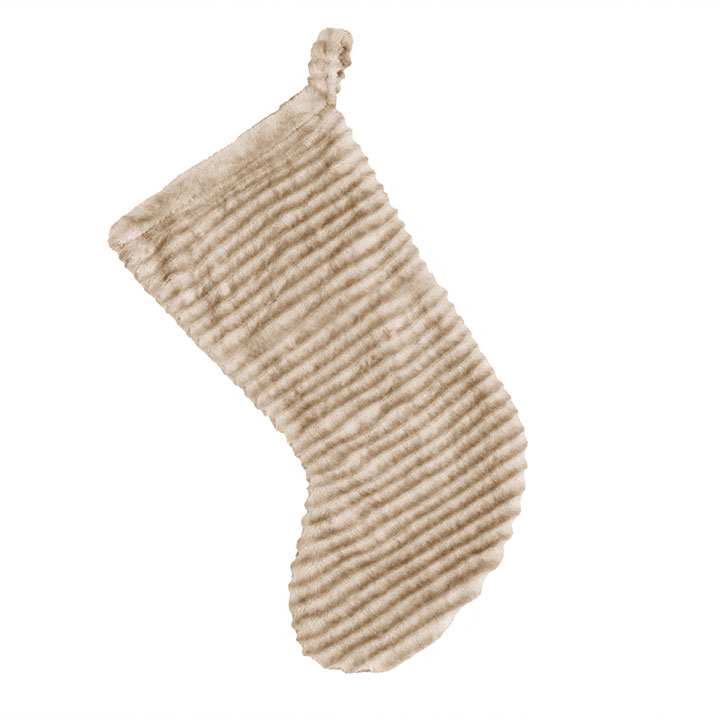 TINSEL PLUSH STOCKING