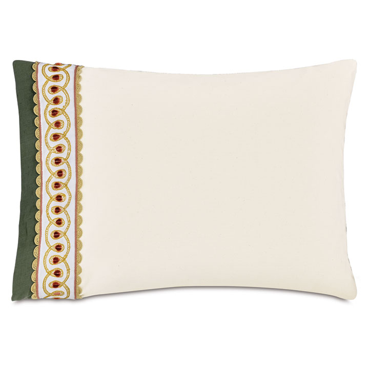 MANDERLEY BORDER CUFF STANDARD SHAM LEFT