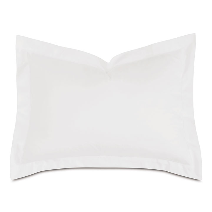 Deluca Sateen Standard Sham in White