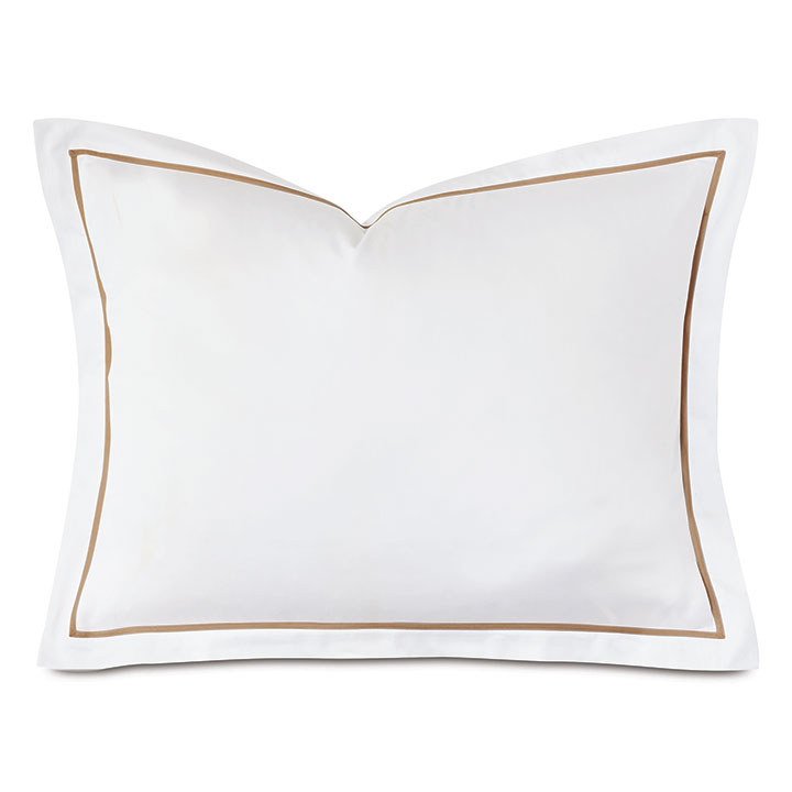 Adrienne Velvet Ribbon Standard Sham