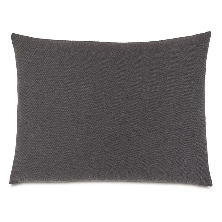 Bozeman Charcoal Standard Sham