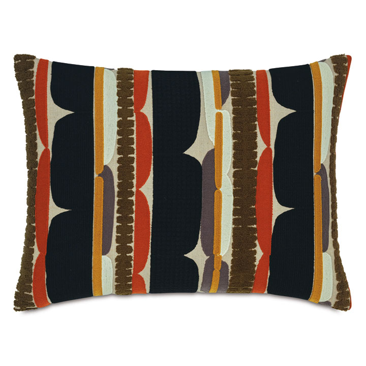 SOL EMBROIDERED STANDARD SHAM