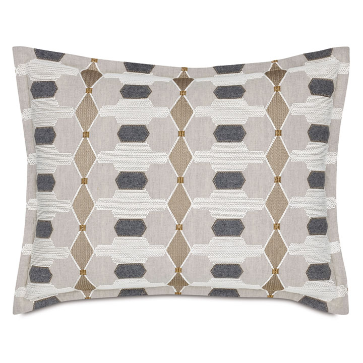 LEVI EMBROIDERED STANDARD SHAM