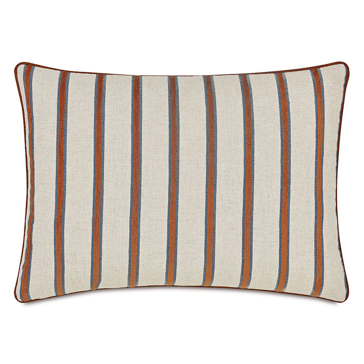 ALISTAIR VELVET STRIPE STANDARD SHAM