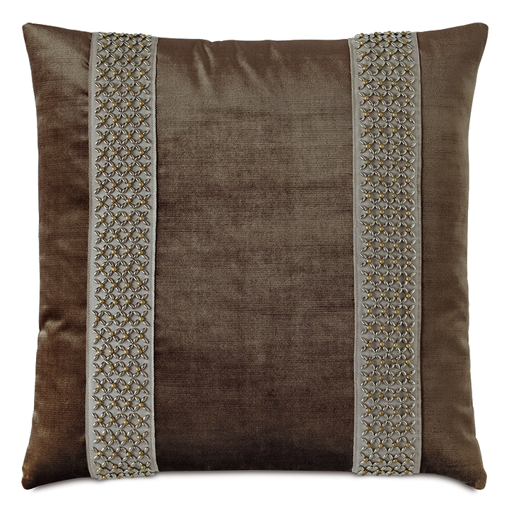 Silvio Beaded Decorative Pillow