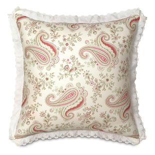 Taylor With Lace Trim Decorative Pillow