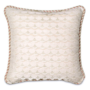 Taylor With Lace Trim On Top Decorative Pillow