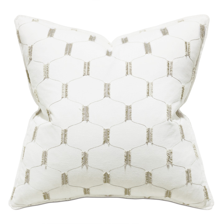 Filmore Embroidered Decorative Pillow