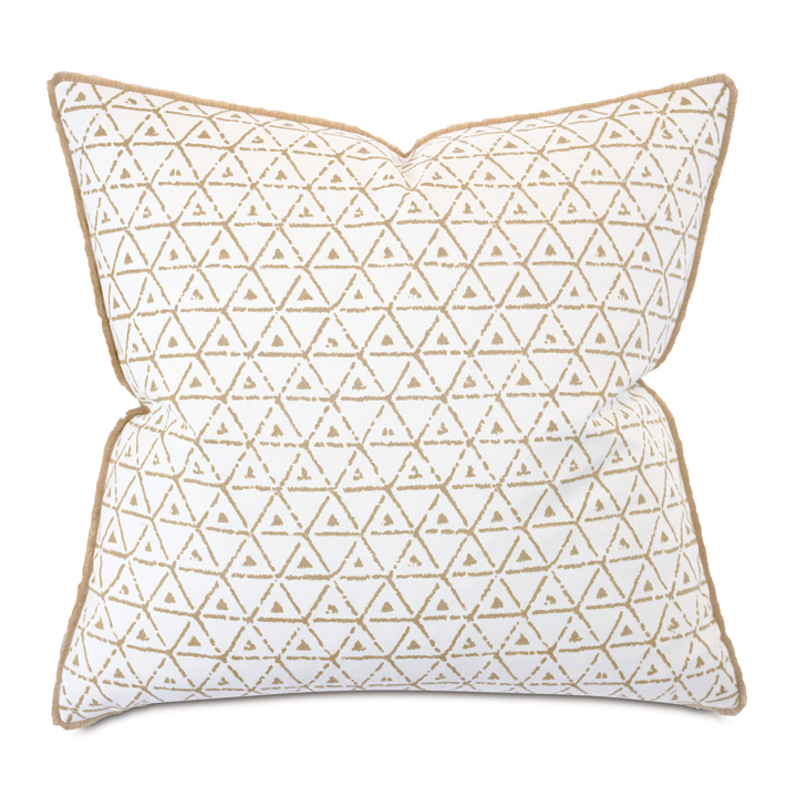 Wellfleet Brush Fringe Decorative Pillow