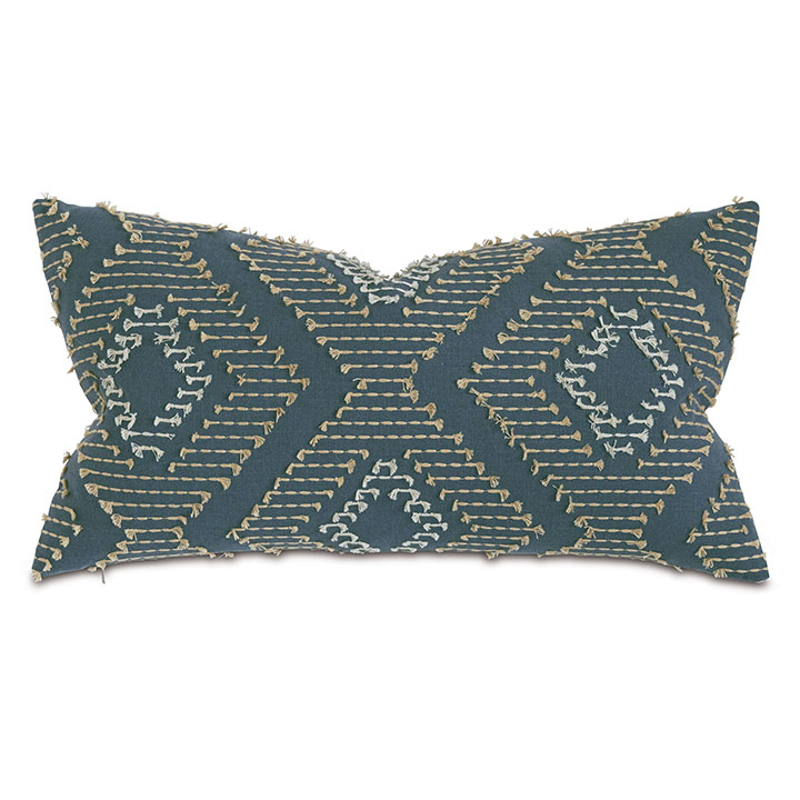 Trillium Diamond Fil Coupe Decorative Pillow