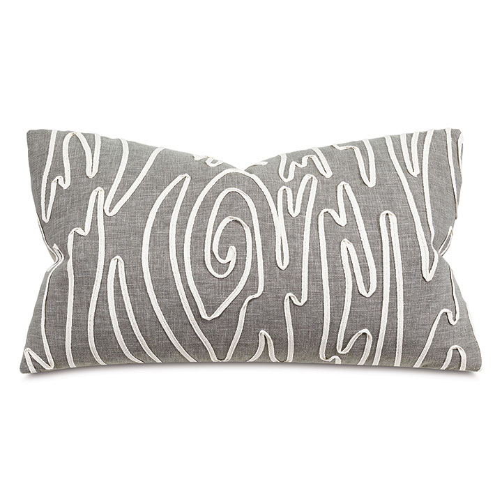 CLEARVIEW FAUX BOIS DECORATIVE PILLOW