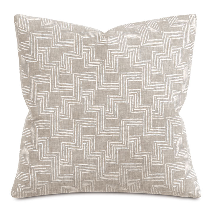 BENSON MAZE DECORATIVE PILLOW