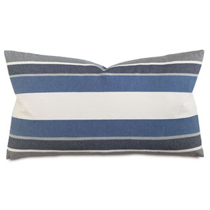 Wainscott Denim Striped King Sham