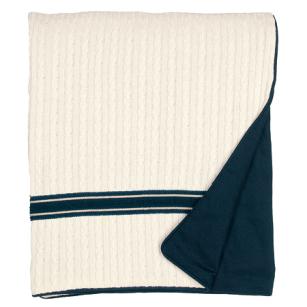 Preppy Ivory Throw