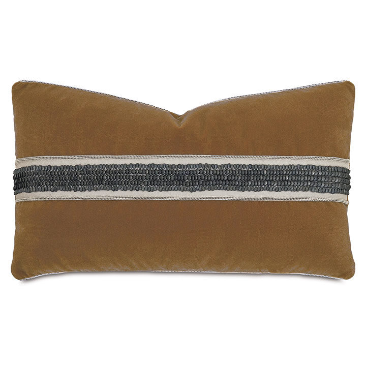 TAOS FAUX MOHAIR DECORATIVE PILLOW