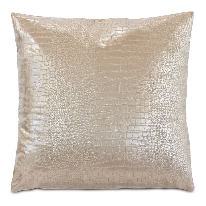 Valentina Faux Snakeskin Euro Sham