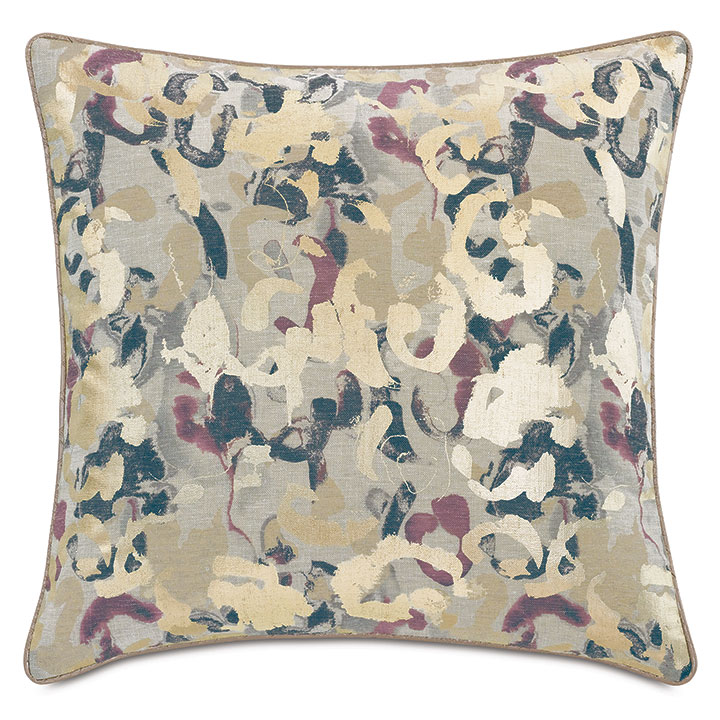 Valentina Metallic Decorative Pillow