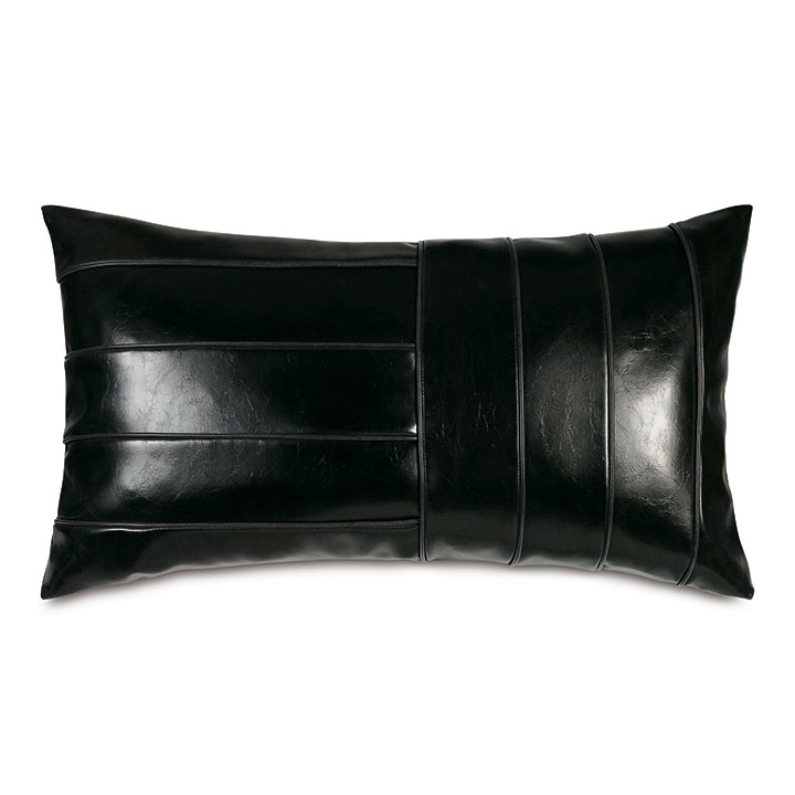 Zelda Faux Leather Decorative Pillow