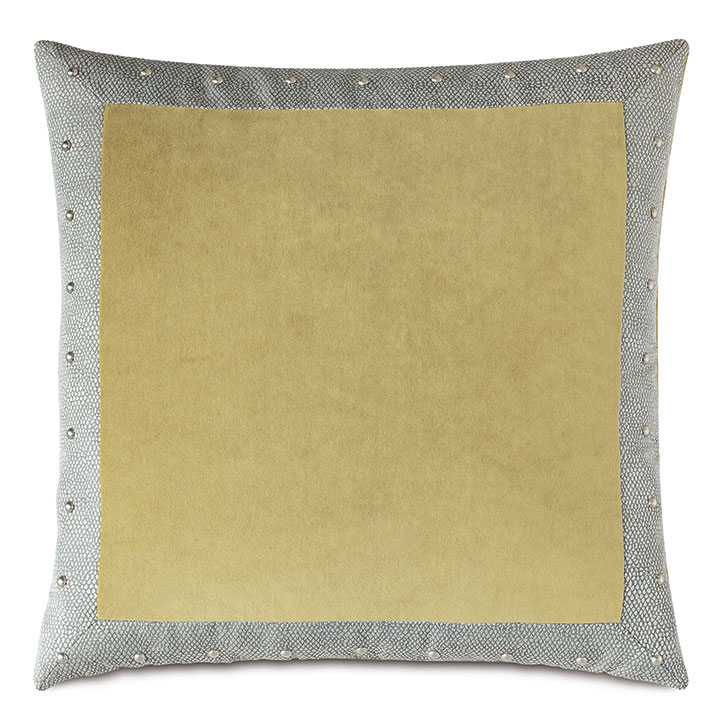 Zephyr Nailhead Border Euro Sham