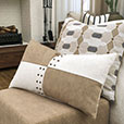 LEVI EMBROIDERED DECORATIVE PILLOW