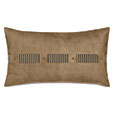 LORENZO FAUX LEATHER DECORATIVE PILLOW