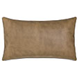 LORENZO FAUX LEATHER DECORATIVE PILLOW
