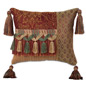 Medici Collage With Fringe & Tassels Pillow