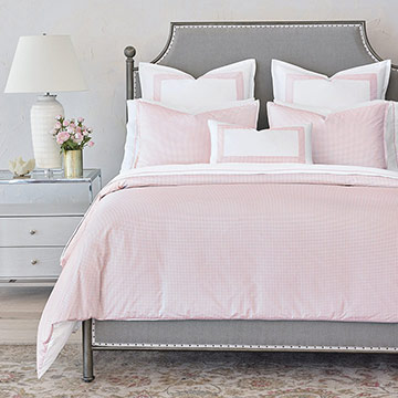 Malaya Gingham luxury bedding collection