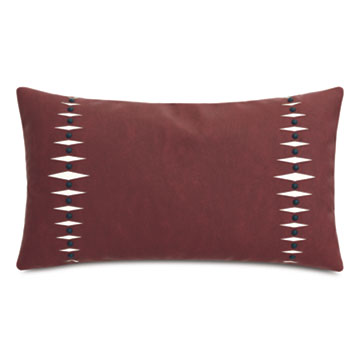 ANDES FAUX LEATHER DECORATIVE PILLOW