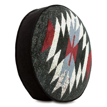 ANDES WOVEN TAMBOURINE PILLOW