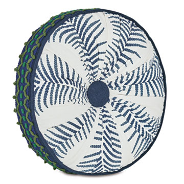 BOCA RATON BUTTON-TUFTED DECORATIVE PILLOW
