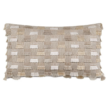 KELSO FIL COUPE DECORATIVE PILLOW