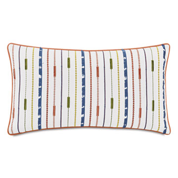 KONA EMBROIDERED DECORATIVE PILLOW