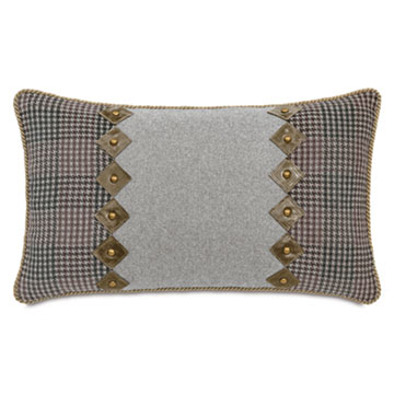 CRISTOBAL COLOR BLOCK DECORATIVE PILLOW
