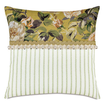MANDERLEY PIECED DECORATIVE PILLOW