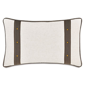 RIVER NAILHEADS DECORATIVE PILLOW