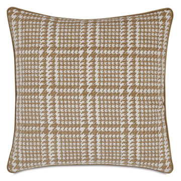 SPERRIN HOUNDSTOOTH DECORATIVE PILLOW