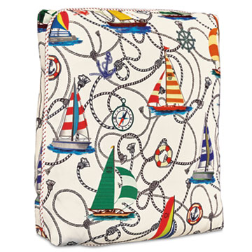SARDINIA NAUTICAL DECORATIVE PILLOW IN CLOUD