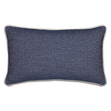 DOWNWIND WOVEN DECORATIVE PILLOW IN DENIM
