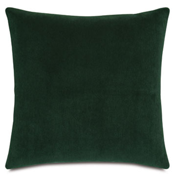 BRAHMS ALPACA DECORATIVE PILLOW IN EMERALD