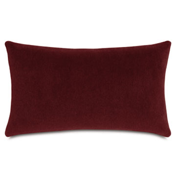 BRAHMS ALPACA DECORATIVE PILLOW IN MERLOT