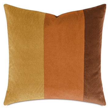 PALETTE VELVET DECORATIVE PILLOW IN AUTUMN